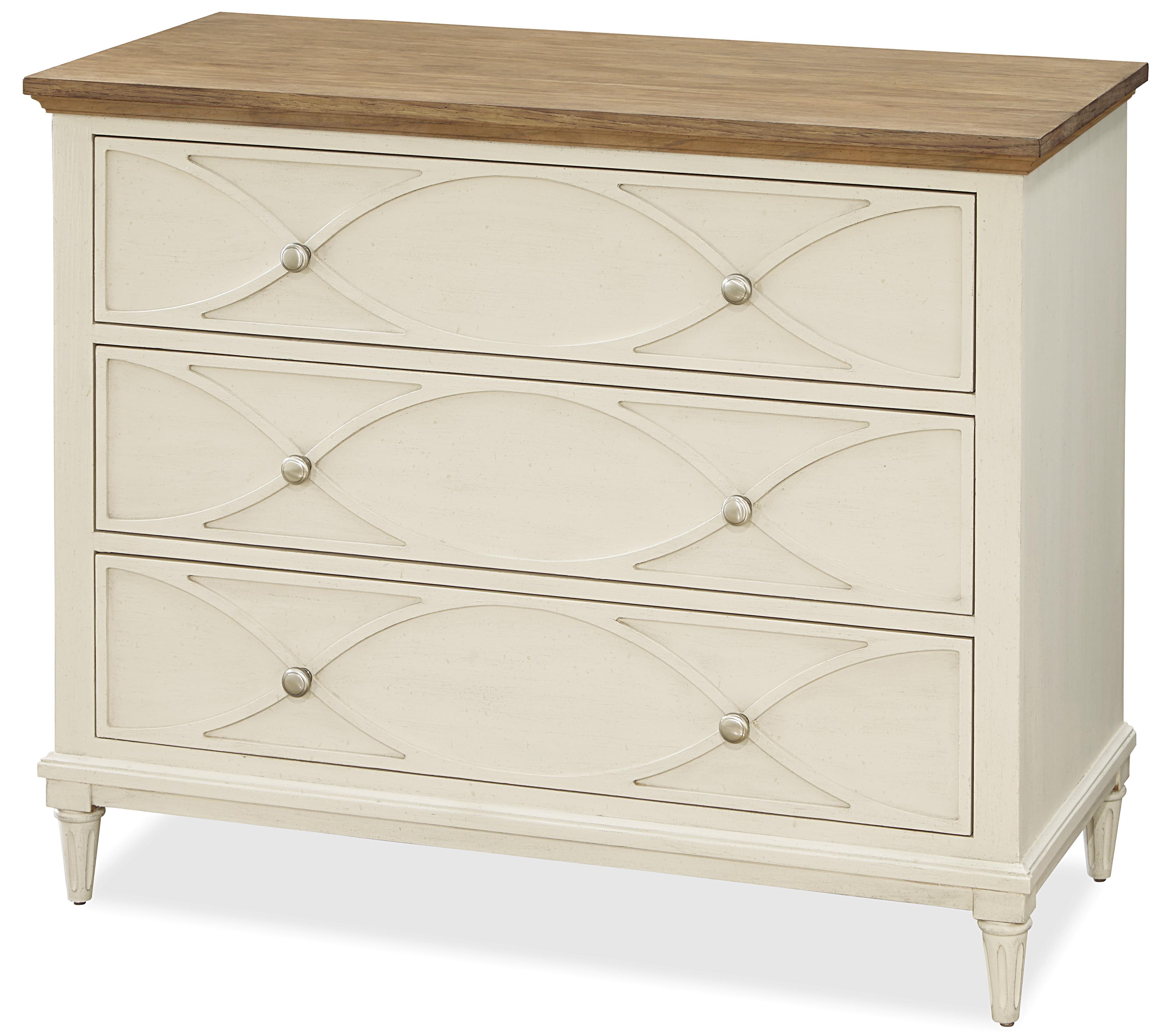 Universal Moderne Muse 414360 Bedside Chest with 3 Drawers Hudson's Furniture Night Stand